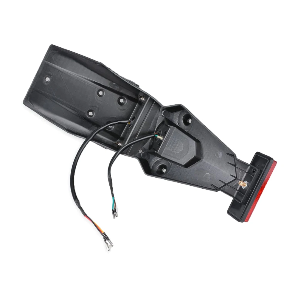 Motorcycle Taillight Brake Stop Lights LED Fender Universal Motorcycle Dirt Bike LED Mudguard Tail Stop Tail Brake Light