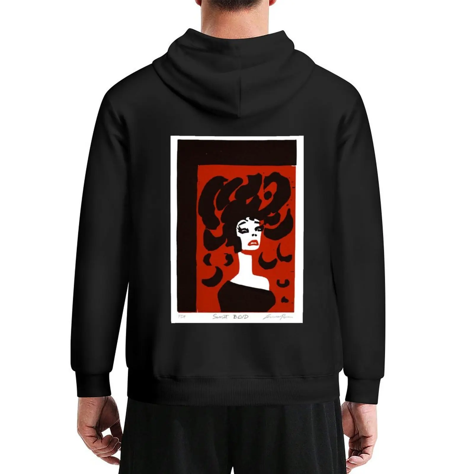 

Sunset BLVD Hoodie korean clothes hooded shirt men's sweat-shirt clothes for men hoodie