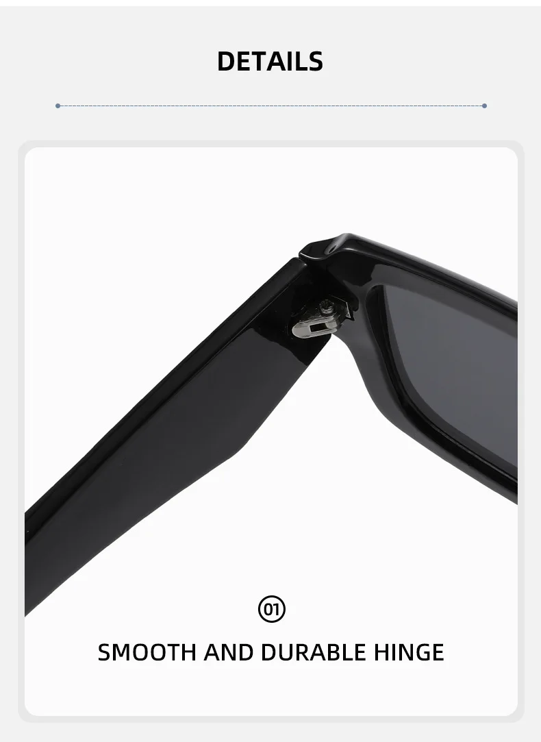 패셔너블한 남성용 및 여성용 선글라스, 힙합 펑크 스타일 선글라스, 등산, 관광 및 해변 사용에 적합