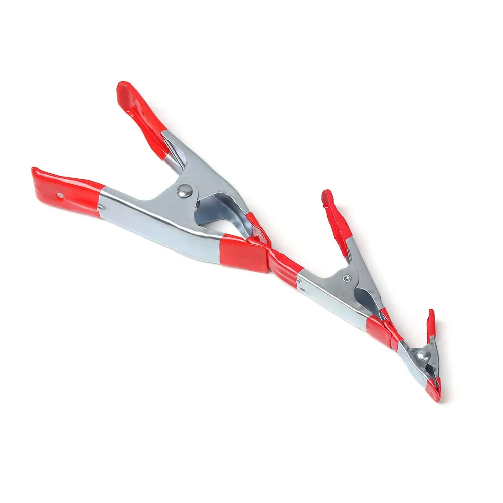 2/4/6 Inch Spring Clamps Metal A-Shaped Clip DIY Woodworking Grip Powerful Tools For Photo Studio Background