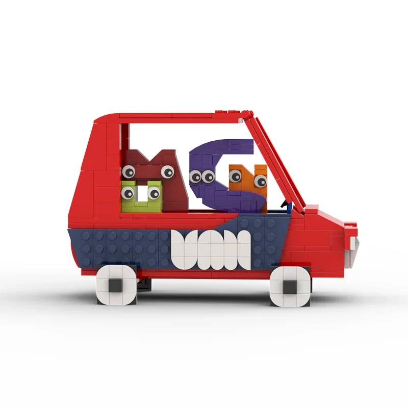 MOC alphabé VAN voiture Van Lore figurines idées blocs de construction Kits cabine Taxi lettres Lores véhicule voiture briques jouets enfants cadeaux