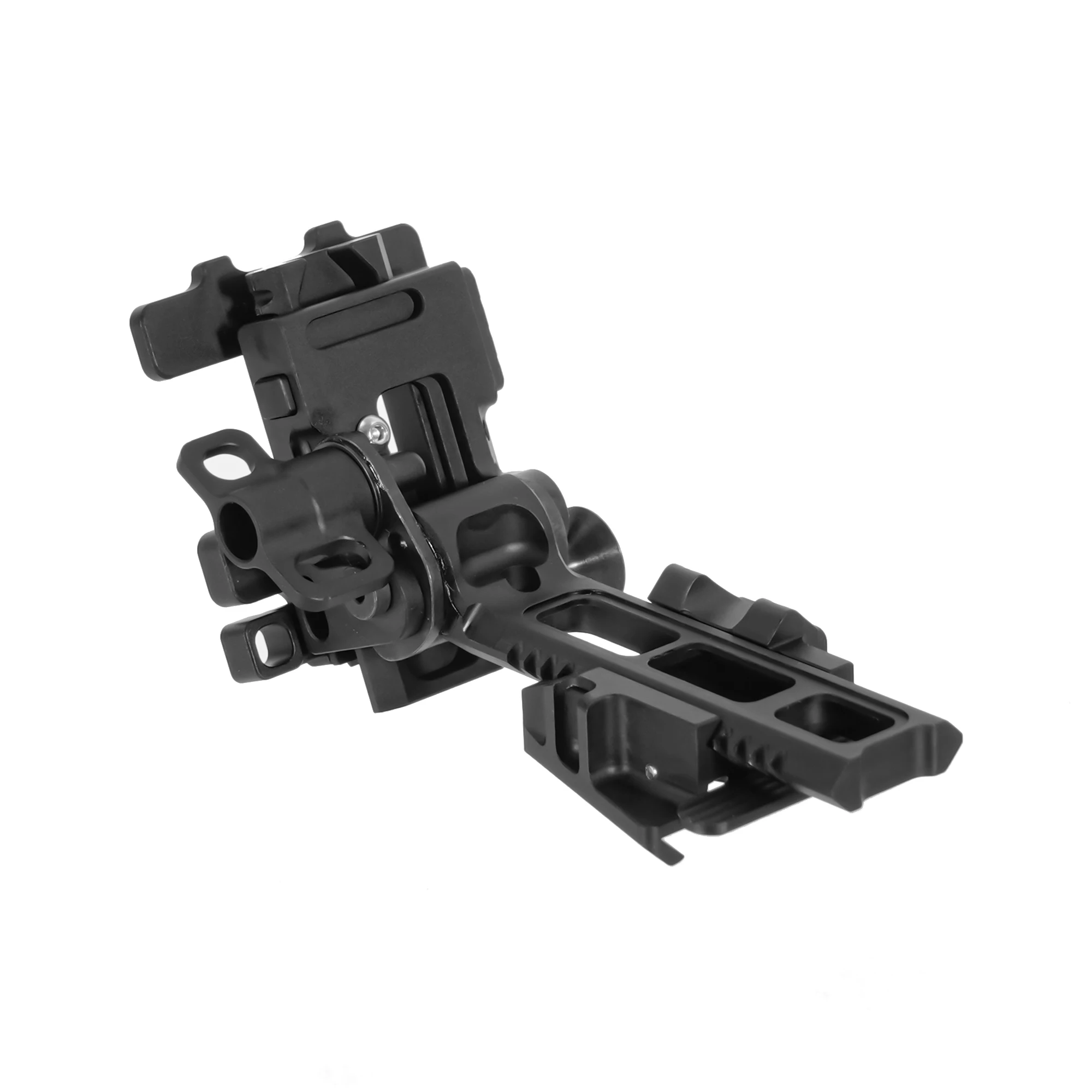 NI Alpha NVG Halterungsarm mit Schwalbenschwanzbefestigung, Ultraleichter Druckknopf-Freigabe Nachtsicht-Helmhalterung für PVS-14 PVS31 GPNVG-18 – Detail 24