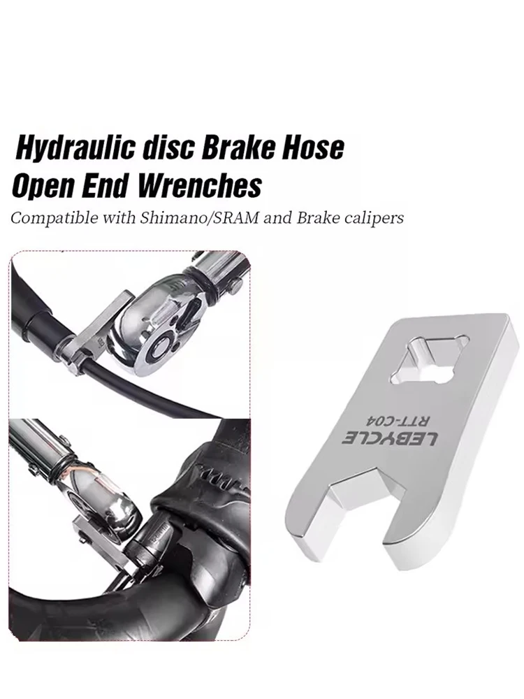 AliExpress NONE Bicycle Disc Brake Cable Wrench Bike Hydraulic Brakes Bolt Tool 8mm For Shimano 1/4 Head Torque Wrench Bike Repair Tools