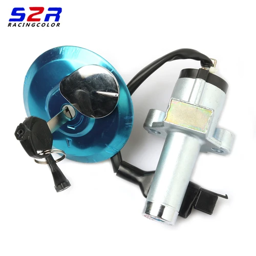 Imagen 2 del producto Interruptor de encendido de motocicleta, llave de tapa de Gas y combustible, tapa de tanque de combustible, bloqueo de Panel lateral para Honda CB125, CB125F, CB 125F, 125, ACE, CG125, XL125
