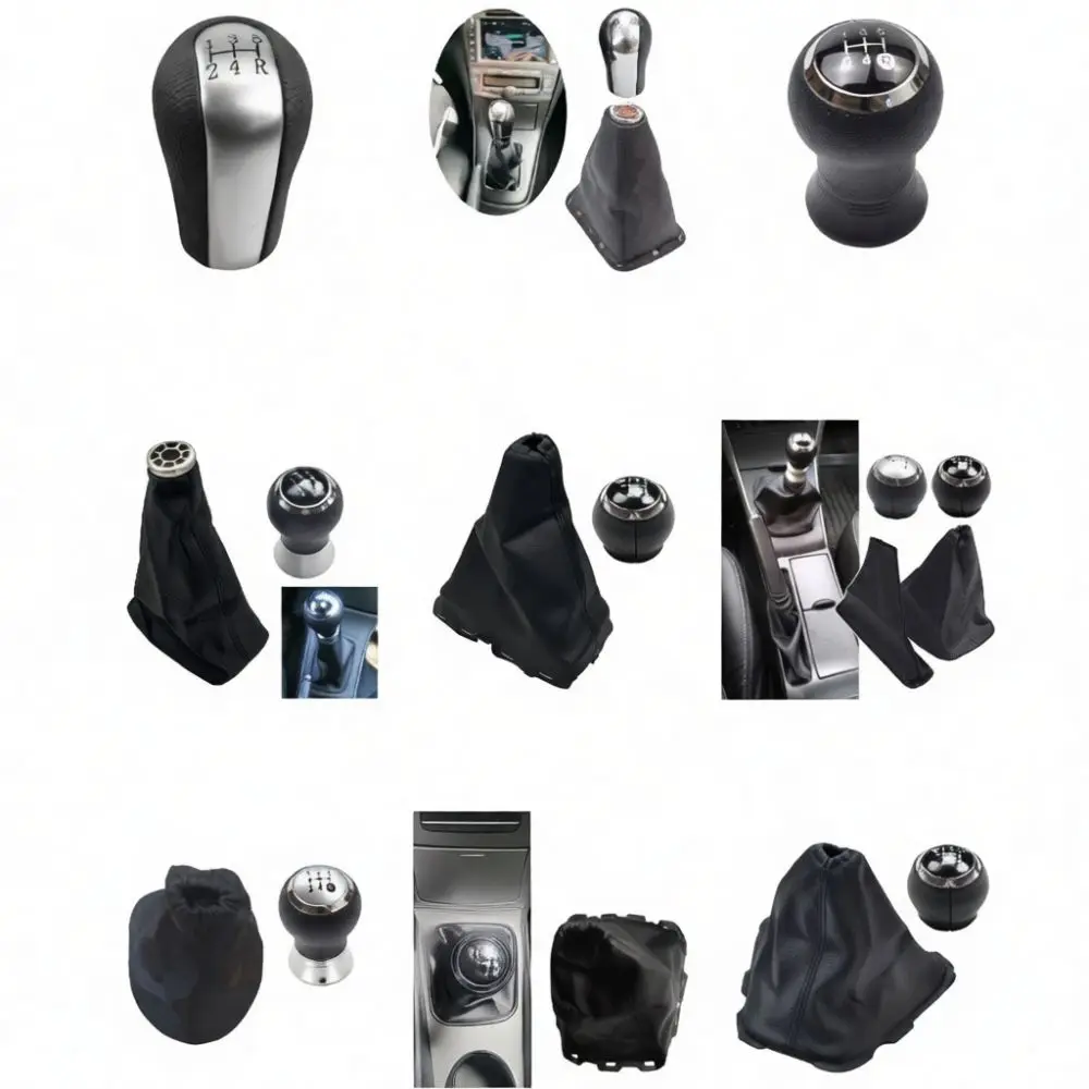 Gear Shift Knob Boot Cover Gaiter For Toyota Corolla E120 E130 2001 2007 Car Interior Decorative Accessory Pieces