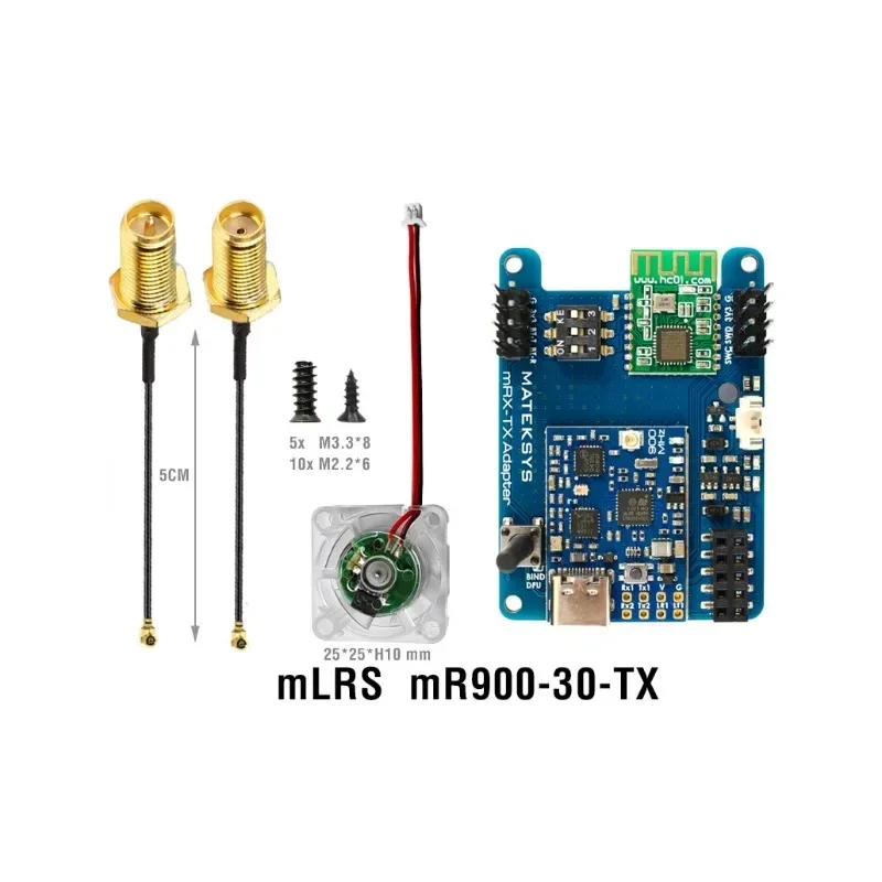 Matek Mateksys MLRS Mavlink 900MHZ TX Module Transmitter MR900-30-TX 900MHZ RECEIVER MR900-30-RX for Long Range RC Drone