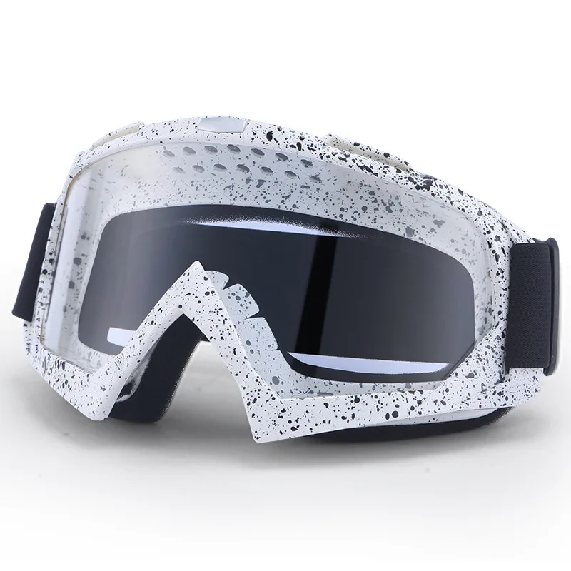Tactical Motorcycle Goggles, Windproof Dustproof Anti-Fog, UV400 for Off-Road Riding Skiing, Safety Glasses Men Women​