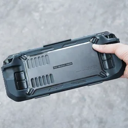 FATBEAR Tactical Military Grade Rugged Shockproof Armor Buffer Protective Shell Skin Case Cover for Steam Deck LCD OLED