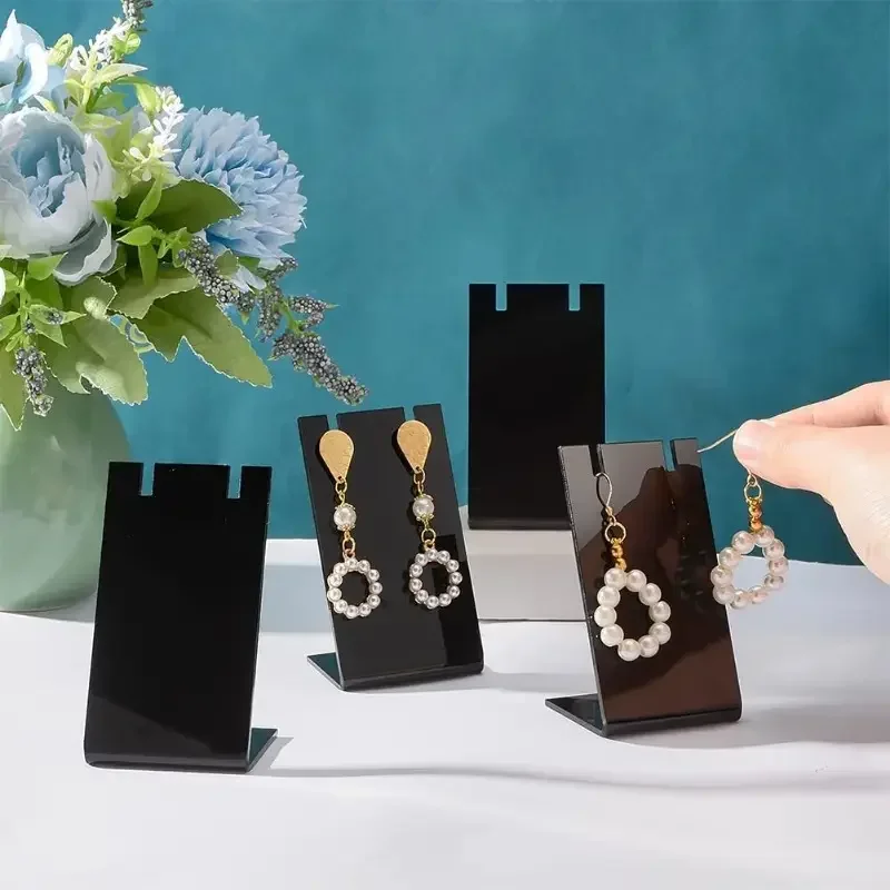 

1pc- Plastic Earrings Display Cases Card Packaging Holder PVC Packing Cards Hang Tag For Diy Jewelry Findings Packaging