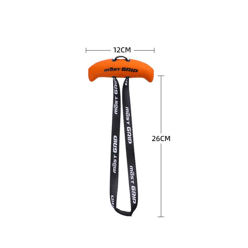 New MOST GRIP Horn Handle Fitness Pull Back Pull Up High Pull Down Curvature Grip Accessories