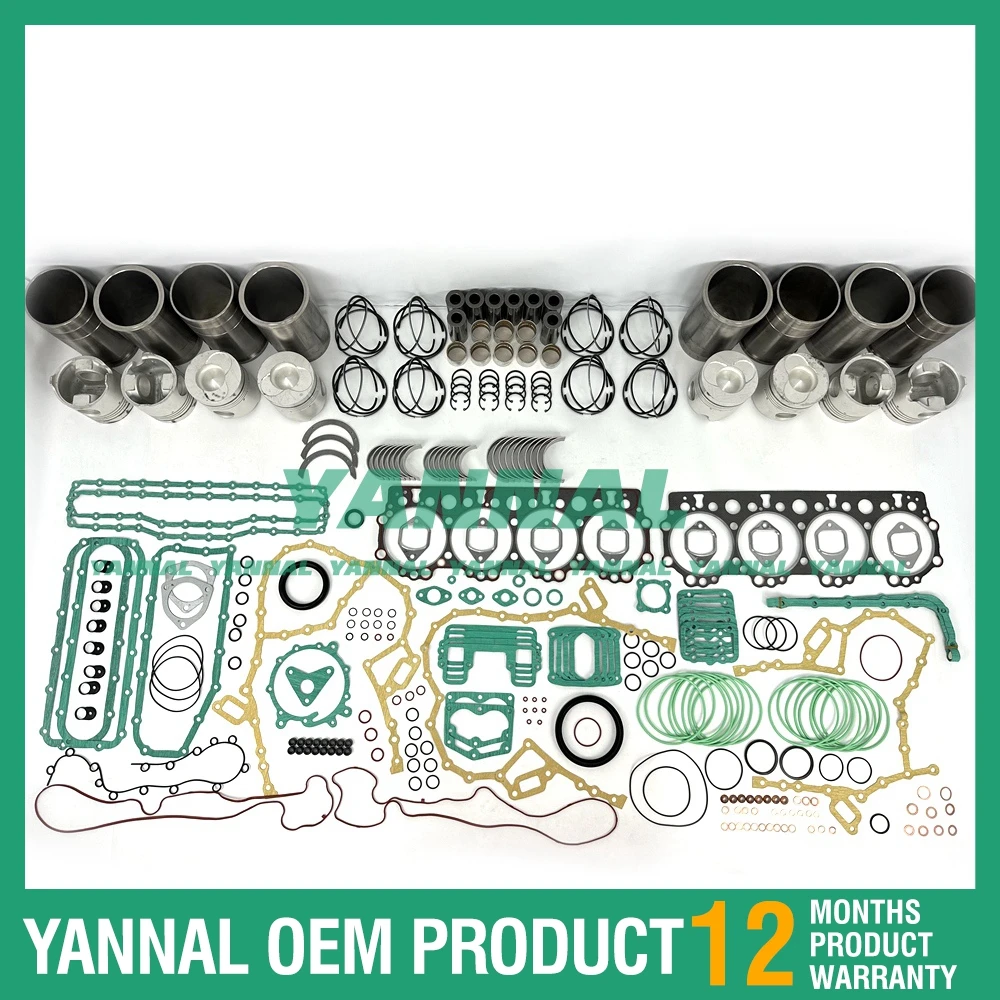 

For Hino F17E Overhaul Rebuild Kit With Gasket Set Bearing Engine Parts