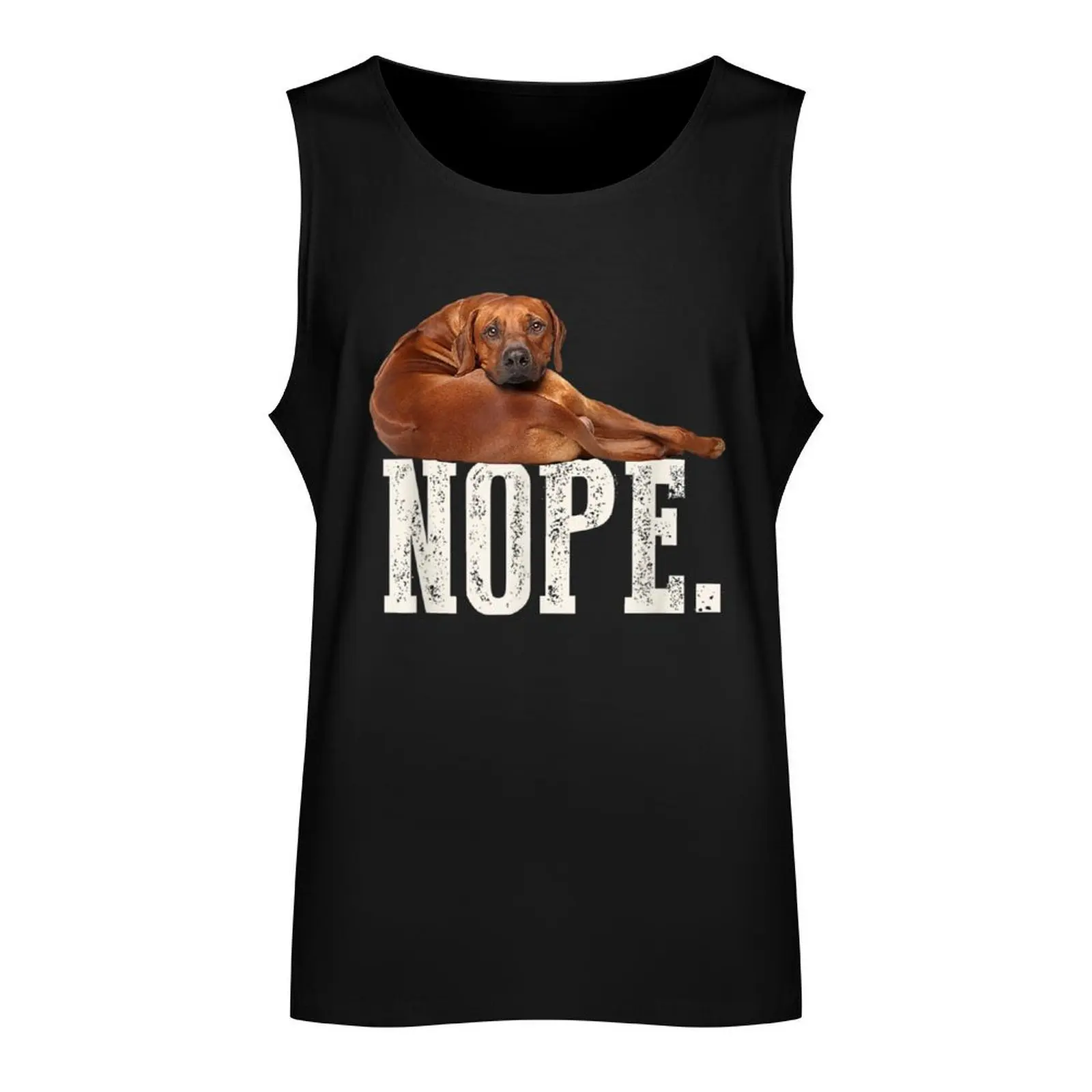 Funny Rhodesian Ridgeback Tank Top T-shirts men summer Men's tops