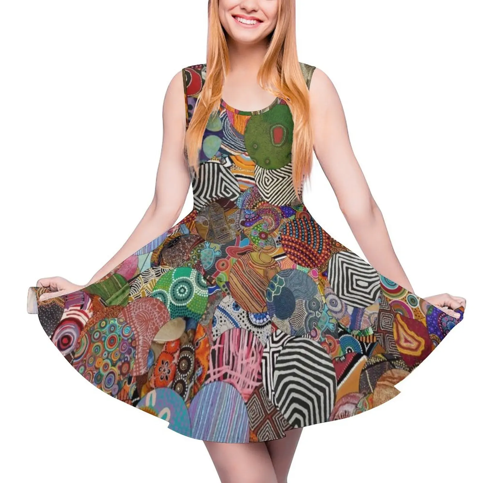 

Indigenous Australian Art Sleeveless Dress women"s evening dresses dress dresses