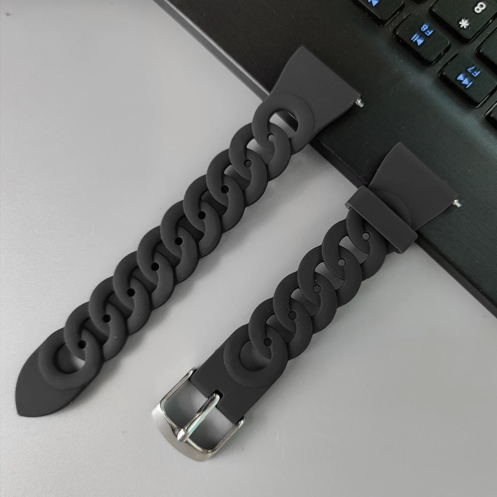 Correa لساعة Redmi 5 النشطة/5 لايت الفرقة ساعة ذكية الرياضة سيليكون سوار Amazfit helio/التوازن 2/bip 5 6 22 مللي متر أشرطة ساعة اليد #5