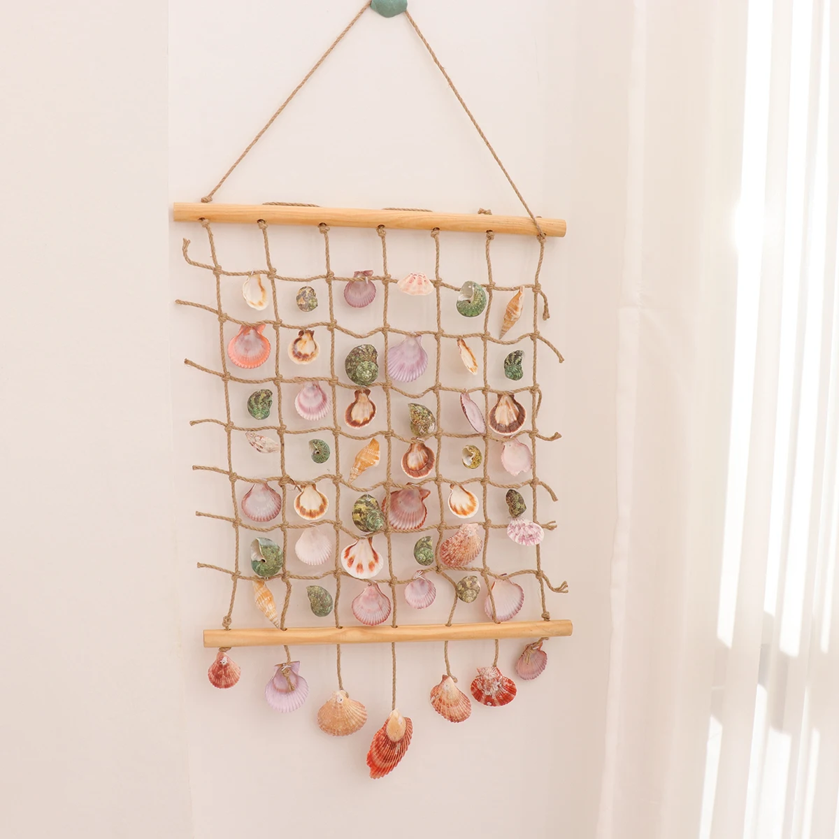 

Shell Hanging Decor Party Kids Room Mediterranean Decorations Mediterranean Seashell Garland Wall Hanging Crafts