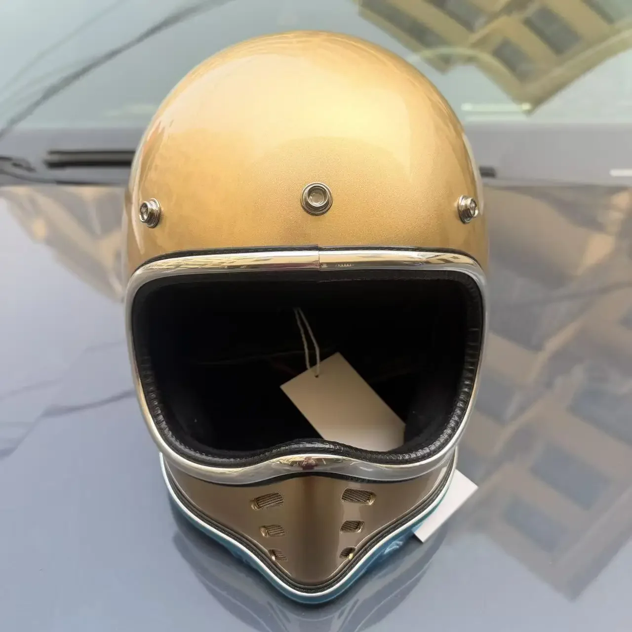 

Мотоциклетный шлем в японском стиле, остроконечный, ретро, для круизов, для мотоциклов и скутеров, из FRP, Cascocascospara Moto