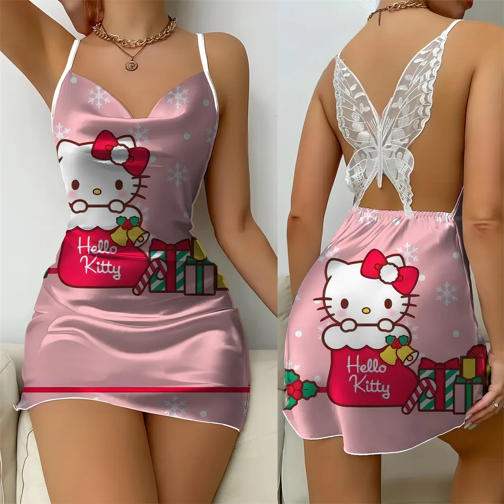 Lingerie Ruches Rand Casual Damesjurken D/feest Nachtkleding Vrouw Sexy Nachtjapon voor Vrouwen Hot Romantische Pyjama Jurk Disney