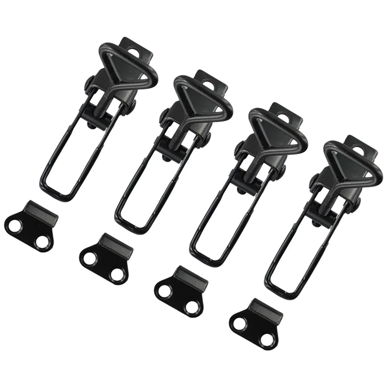 Practical Solution for Safety, GH 4001 Type Toggle Clamp for Cabinets and Doors, Adjustable Mounting Distance 4Pcs