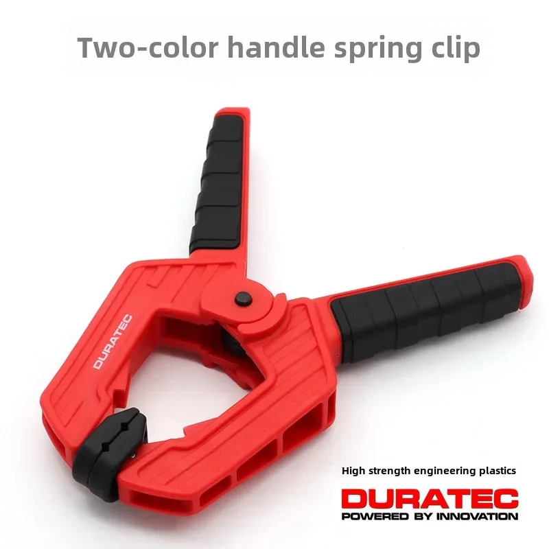 Duratec Woodworking A- Shaped Clamp Strong Fixation Quick Clamp Wood Board Model Plastic Spring Clamp G-Shaped F Clamp Tightener