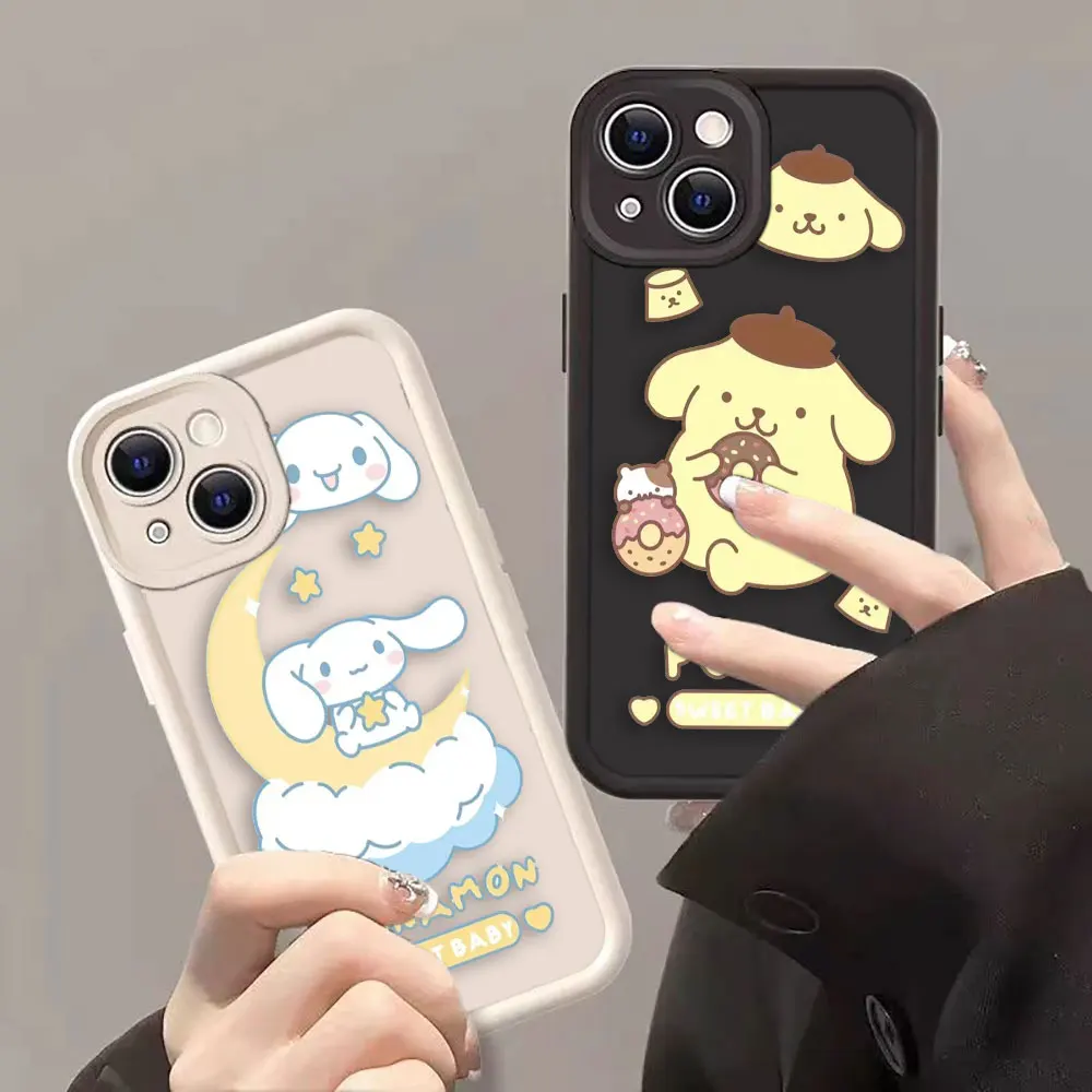 Cute Cinnamoroll Pompom Purin Pochacco Phone Case For SAMSUNG S21 S20 J610 J415 J6 J4 NOTE 20 F FE PRO PLUS LITE PRIME ULTRA