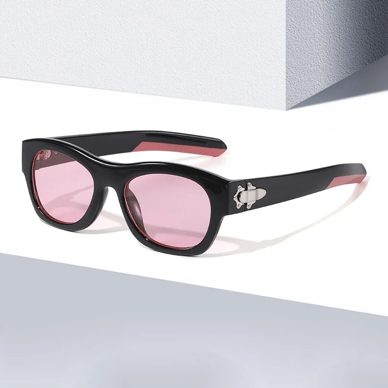 

Vintage Fashion Thick Square Sunglasses 9130 Unisex UV400 PC Lens Full Frame Sun Glasses For Travel Party Driving Beach Summer