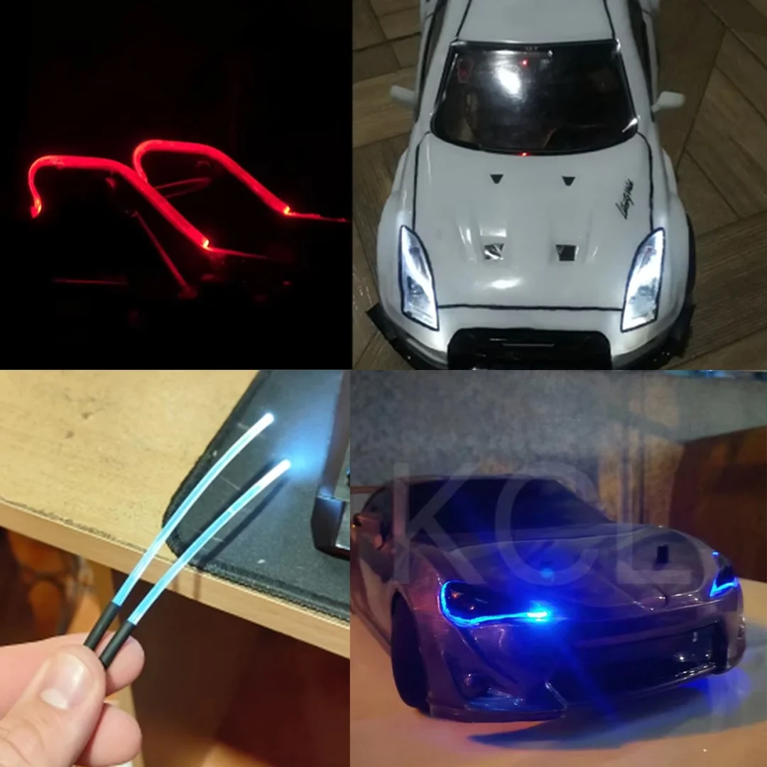 LED Tagfahrlicht Rücklicht Chassis Lampe für 1/10 RC Crawler Truck Blazer Sport Chevrolet TRX4 Tamiya CC01 TT02 SCX10