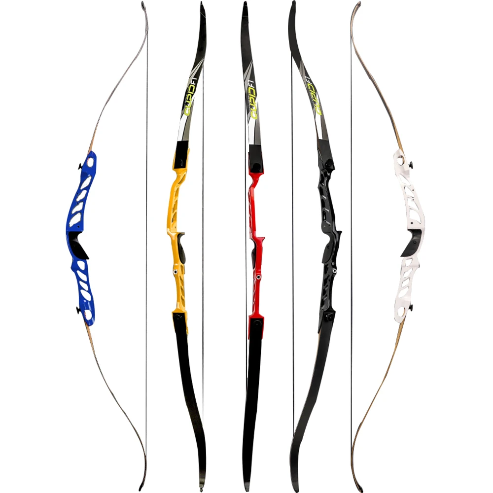 

Archery Recurve Bow 68" Right Hand 25" Bow Riser 18-38lbs for Choice Shooting Hunting Accessories