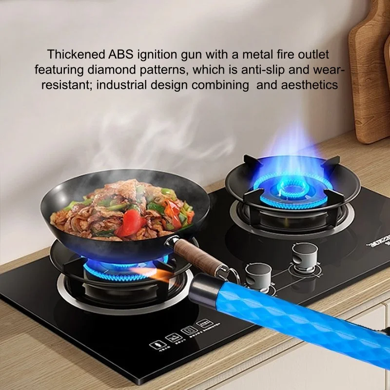 Inflatable Lighter Household Igniter Kitchen Lighter Open-Flame Ignition Tool Daily-Use Ignition Device Lighter Smoking Gifts