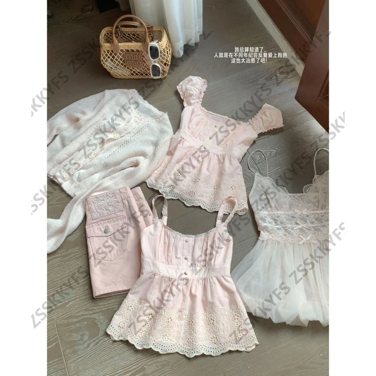Summer Vest Girl Chic Aesthetic Sling Sweet Korea Elegant Woman Tank Crop Top Y2k Gyaru Clothes 90s Vintage  Cuteore Shirt Camis