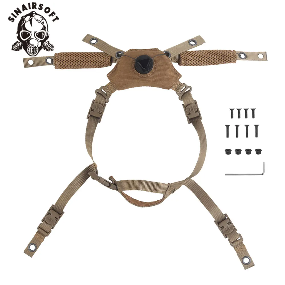 

Team Wendy FAST MICH Helmet Chin Strap Suspension System Replacement Accessory Adjustable For Hunting Clothing Accessories