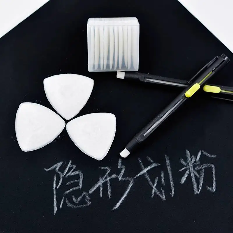 Kapur Jahit Warna-warni yang Dapat Dihapus untuk Penjahit, Pola Pakaian, Perlengkapan Jahit DIY, Penanda Kain, Aksesoris Menjahit