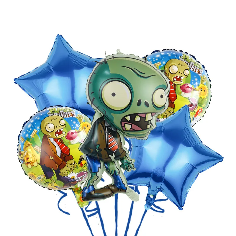 Pakiet Plants vs. Zombies Zestaw aluminiowych balonów do dekoracji urodzinowych dla dzieci