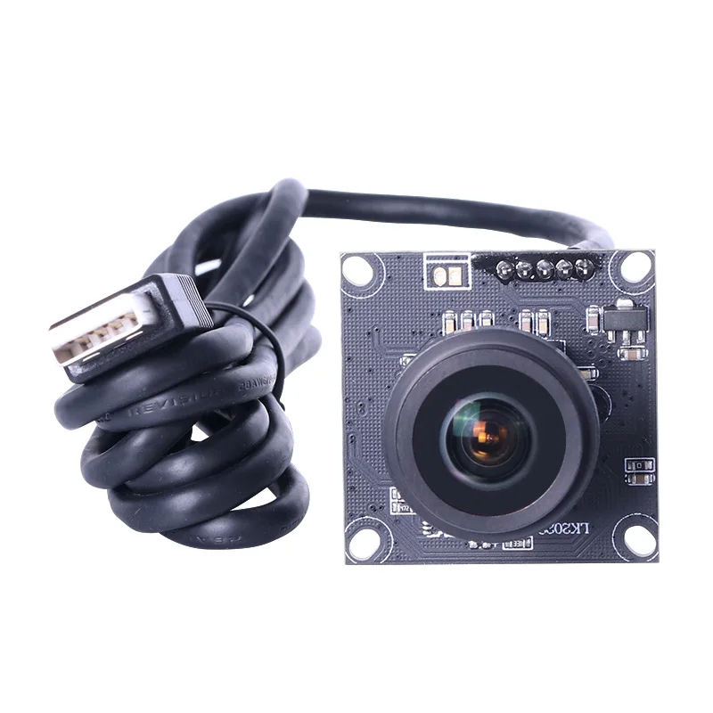 

Промышленный модуль камеры 1080P F22 с объективом 1.8 мм, широкоугольным объективом 160°, CMOS-матрицей, креплением M12 и мини-USB UVC для видеоконференций