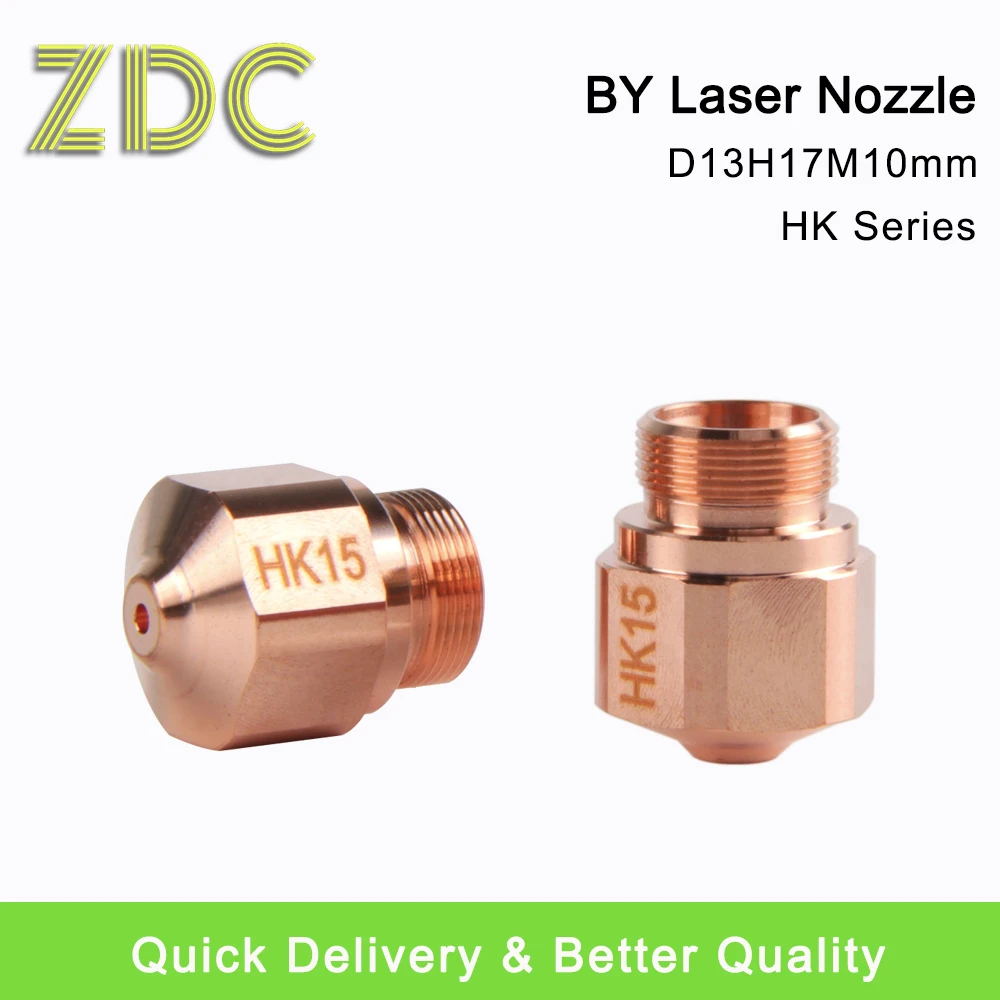 ZDC 10 buah/lot dengan Laser nozzle seri HK Caliber Caliber 1.0-3.0mm untuk oleh Laser kepala pemotong