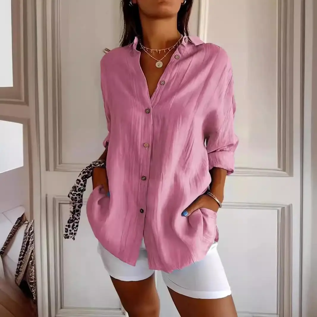 

Женский топ без рукавов с одним лацканом, свободный крой, длинный слиток из смеси хлопка све, модный летний наряд