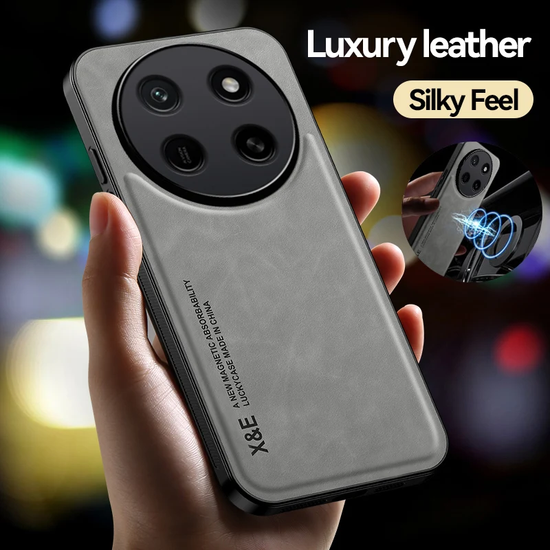 Skinlee Phone Case For Honor X80 Pro Max Case Magnetic silicone Skin Kindly Shell For Honor X80Pro Max Soft Silicone Cover