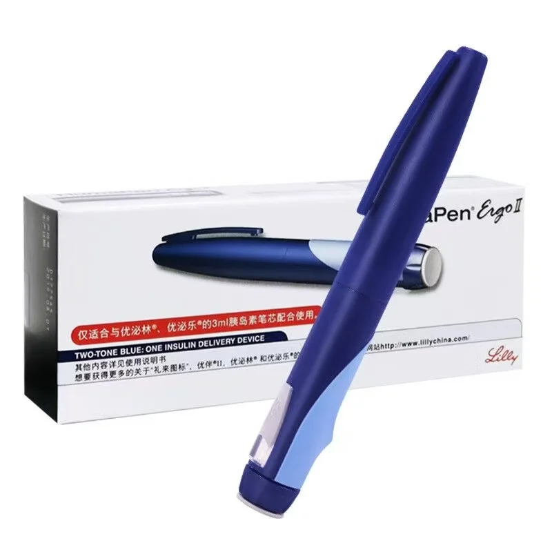 

HumaPen Ergo II Insulin Delivery Pen, Reusable Injection Pen for 3ml Cartridges, Low-Pain, Adjustable Dosage