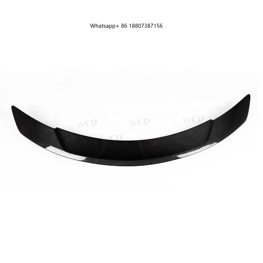 

RT Style Carbon Fiber Rear Spoiler forMercedes C Class W205 C63 4 Door Sedan 2015-2021 Rear Boot Trunk Lip Car Bodykit