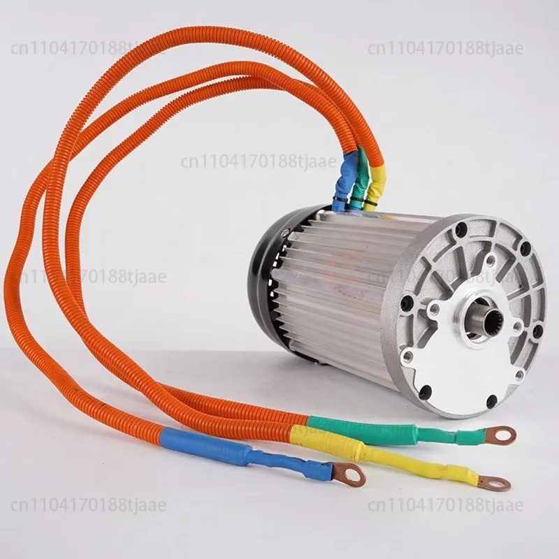 Electric 3kw PMSM Motor BLDC Brushless DC PMSM PMSM Motor for Electric Vehicle Tricycle Ebike Emove Sightseeing Vehicle Car Bus