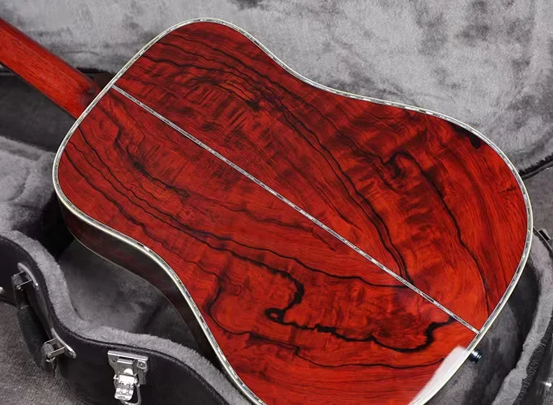 Gabriel handmade custom shop D45 41 Inch all solid Cocobolo rosewood customized guitar factory produce acoustic guitar