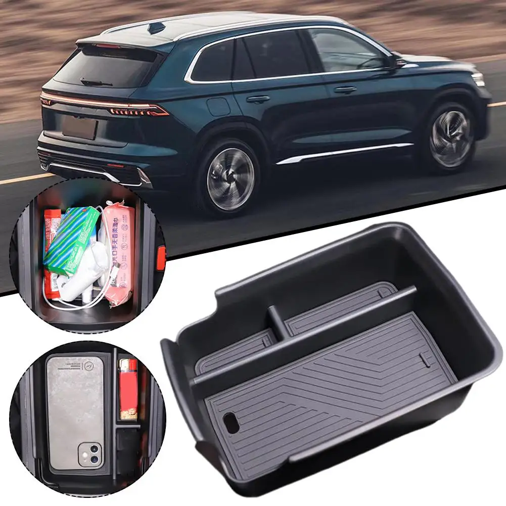 NEW Car Armrest Storage Box For Geely Xingyue 2024 Central Control Container For Geely Monjaro L Car Interior Accessories