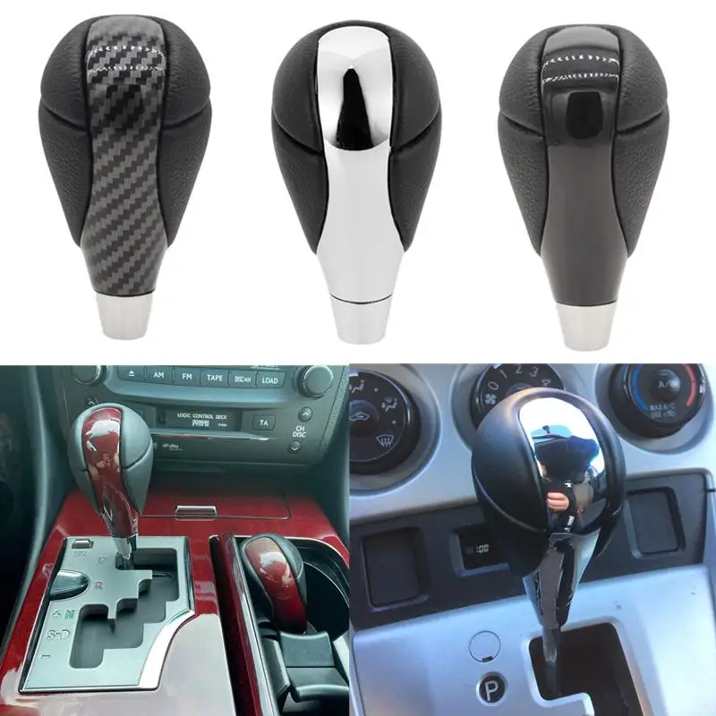 Leather Auto Transmission Gear Shift Knob Hand Lever For Toyota RX350 RX450h IS250 IS350 Lexus ES300 ES350 GS300 GS350 LS460