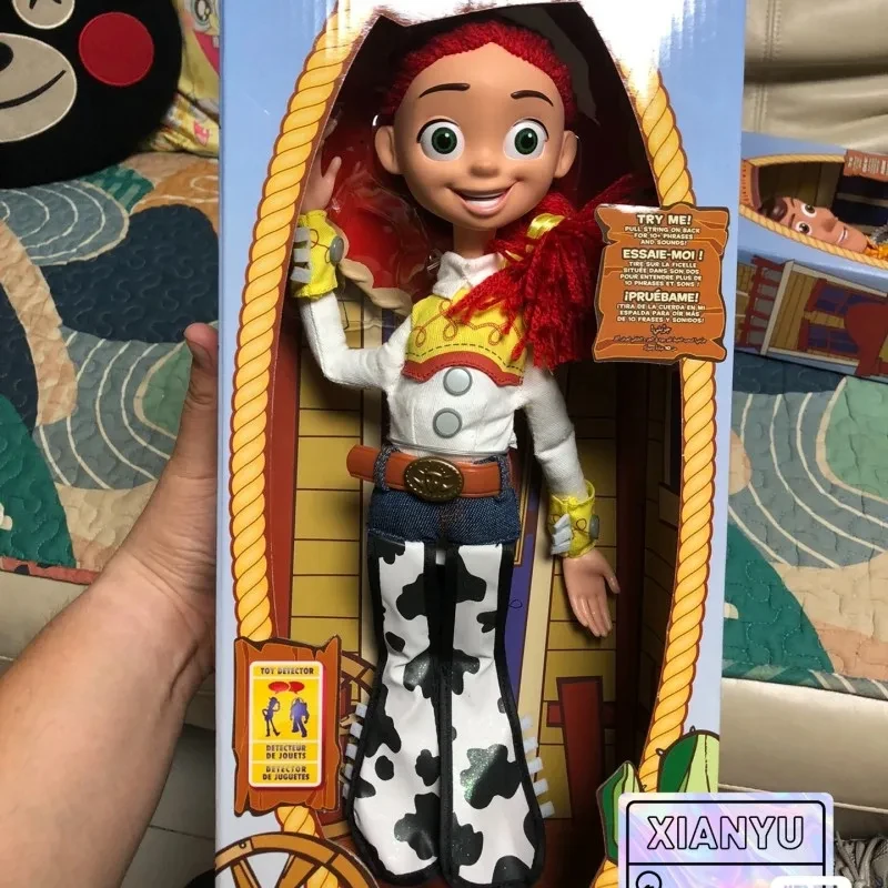 Disney Toy Story 4 Figurka anime Talking Woody Buzz Jessie Rex Figurki akcji Model Dekoracja Kolekcja Świąteczna Zabawka Prezenty