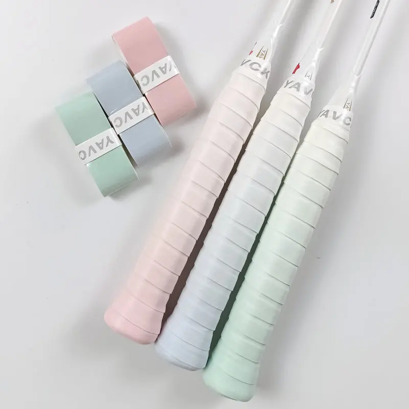 

1pcs Badminton Hand Glue Gradient Colored Badminton Tennis Racket Grip Sweat Absorbing and Non Slip Strap Sweatband