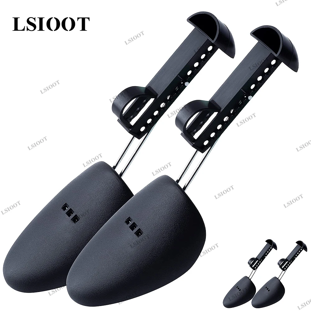 LSIOOT Plastic Shoe Stretcher Men Adjustable Shoe Trees for Men Portable Shoe Tree Shaper Stretchers Holder