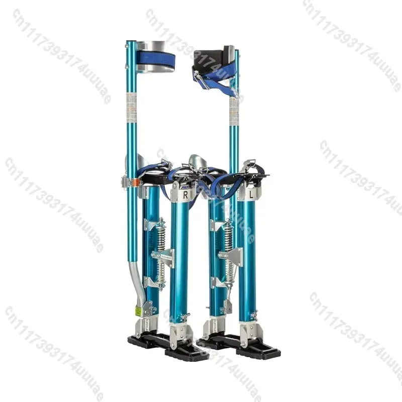 Adjustable Drywall Stilts for Adults Lightweight Aluminum Alloy Paint Stilts with Durable Non-slip Pads Height Adjustable