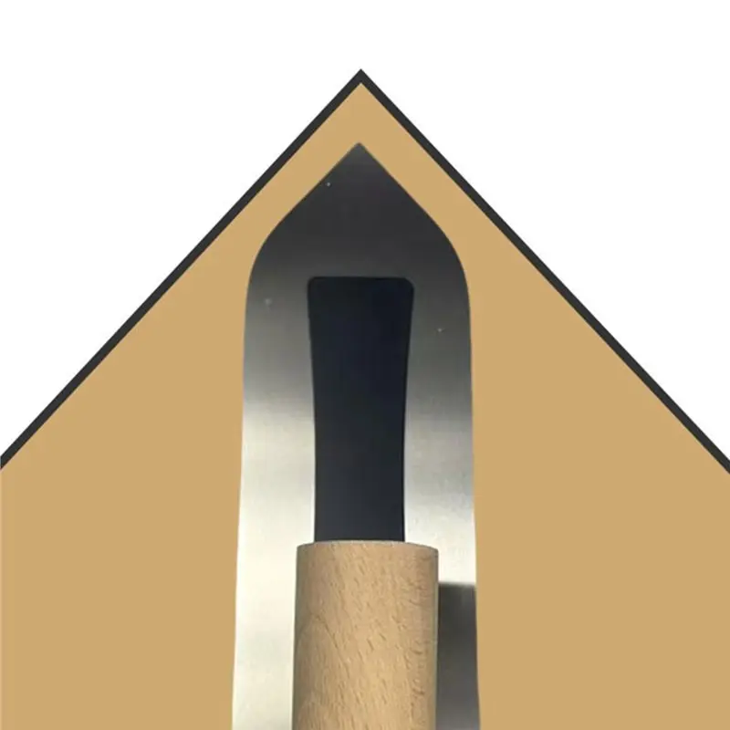 ABZS Professional Flexible Polished Art Paint& Plastering Hand Tools- 3-Pack Stainless Steel Plaster Finishing Trowels