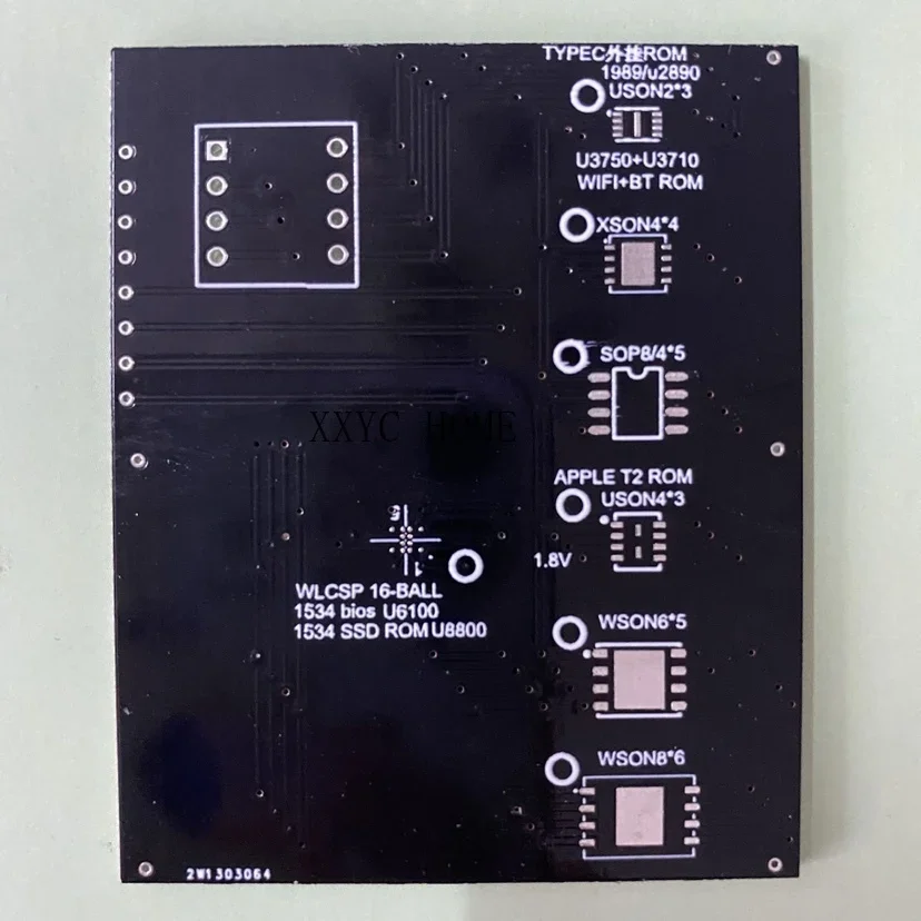 Maintenance Serial Number Modification Tool T2 Chip Unlock BIOS Read Adapter Board