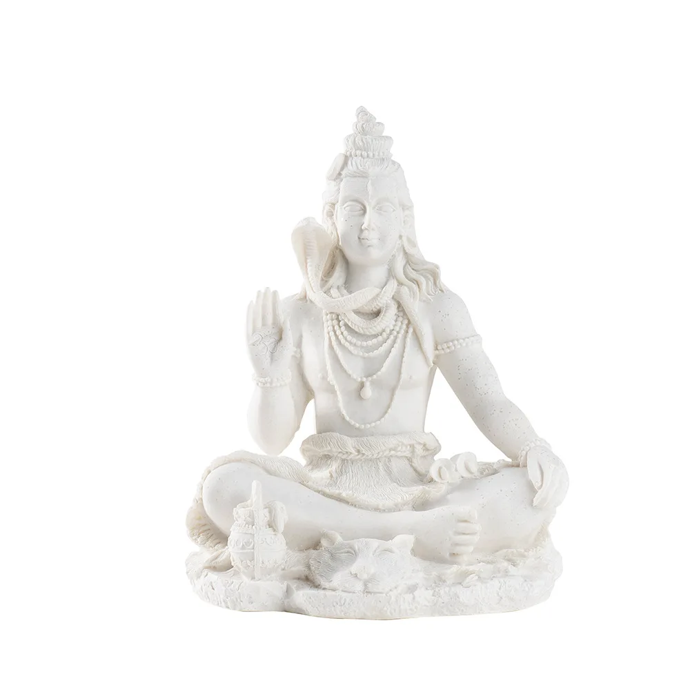 Shiva resin handicraft ornament Indian home desktop porch statue Buddha statue ornament