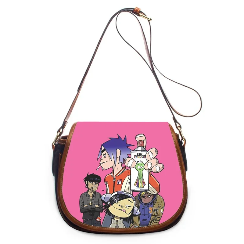 

Gorillaz band print new fashion Women Crossbody Bag Luxury Handbags Women Bags Zipper Shoulder Bag women shoulder bag